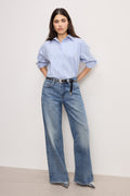 GOOD EASE PETITE RELAXED JEANS INDIGO575