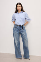 GOOD EASE PETITE RELAXED JEANS INDIGO575