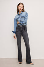 GOOD COWBOY BOOTCUT JEANS BLACK354