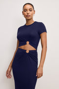 STRETCH JERSEY TOP HORIZON INK