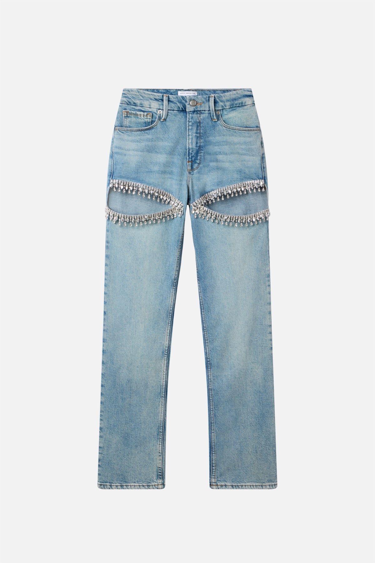 GOOD ICON STRAIGHT DIAMOND JEANS INDIGO357