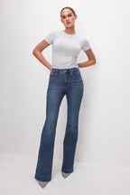 GOOD LEGS FLARE JEANS BLUE004