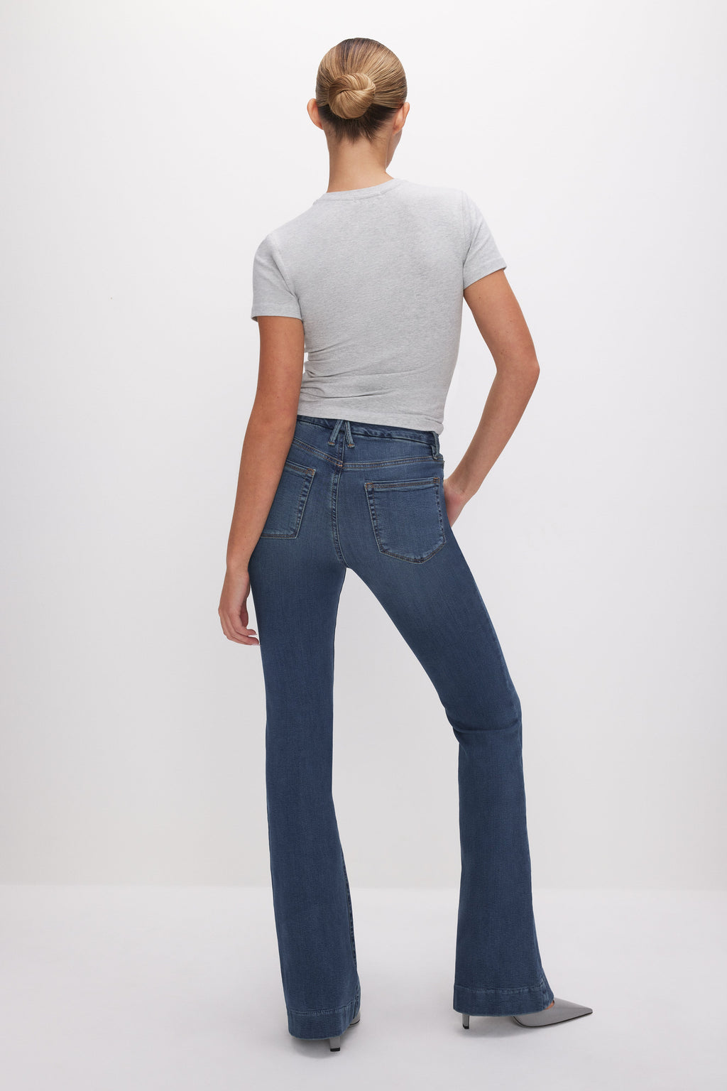 GOOD LEGS FLARE JEANS BLUE004