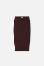 MATTE JERSEY MIDI PENCIL SKIRT BARK003