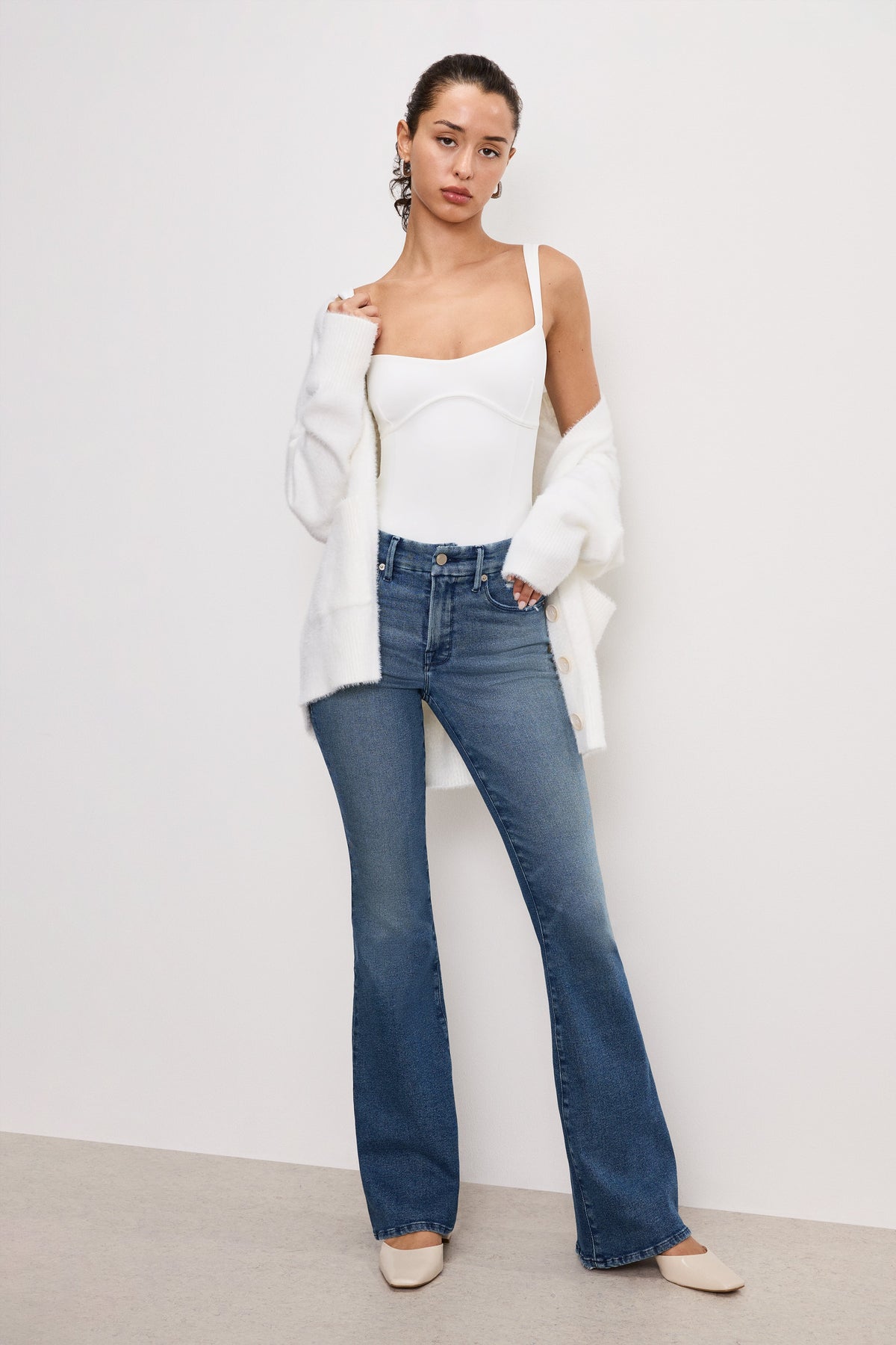 SWEETHEART SCULPTING TANK BODYSUIT WHITE001