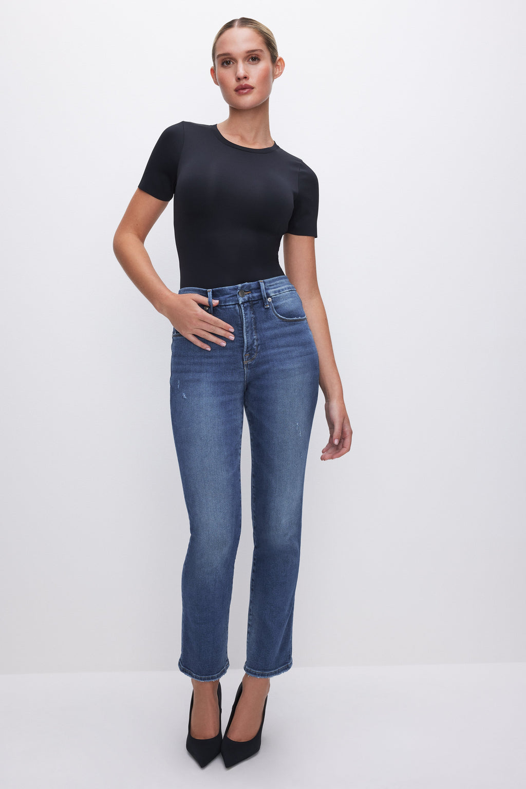 GOOD STRAIGHT COMPRESSION JEANS INDIGO271