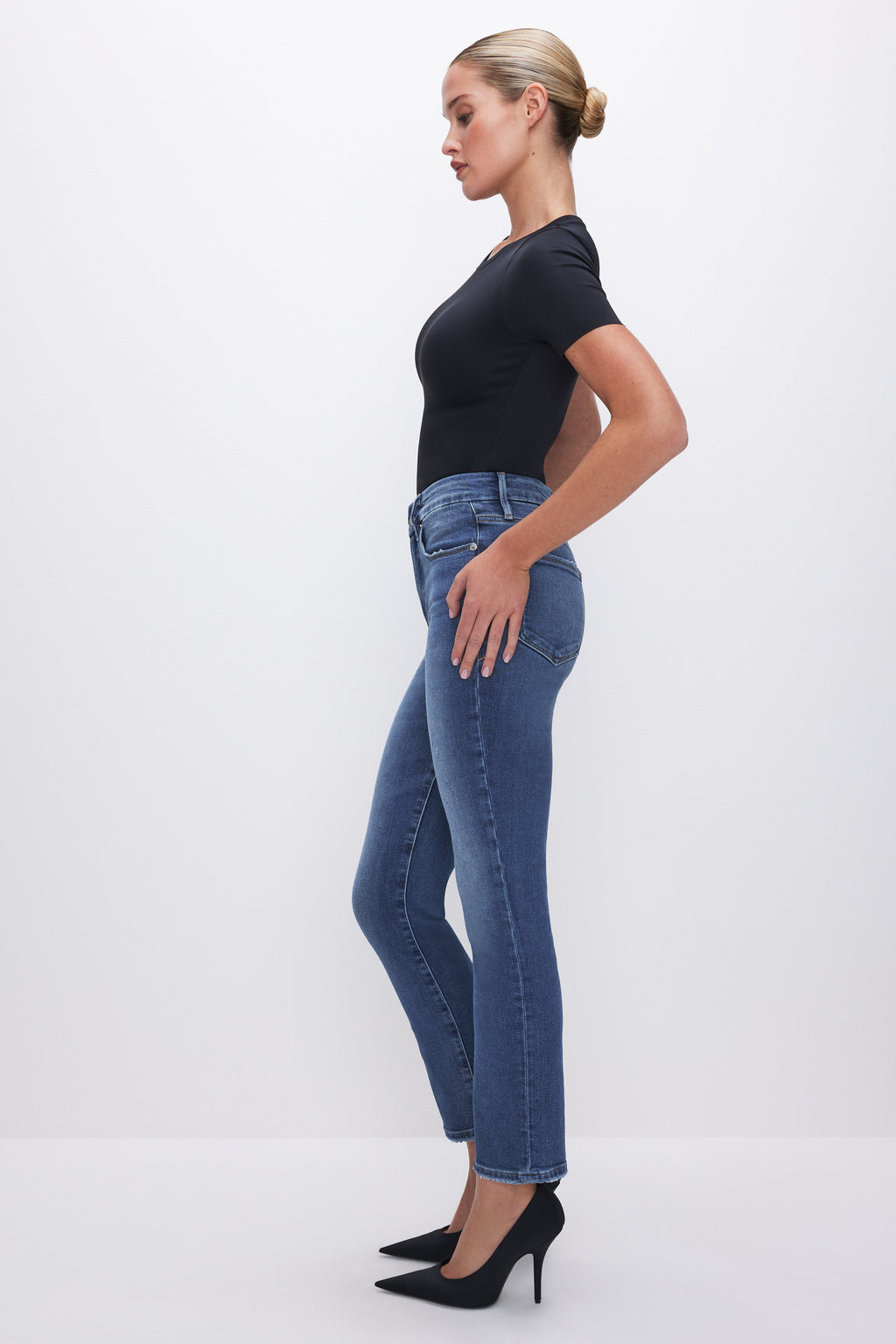 GOOD STRAIGHT COMPRESSION JEANS INDIGO271