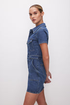 FIT FOR SUCCESS MINI DRESS INDIGO594