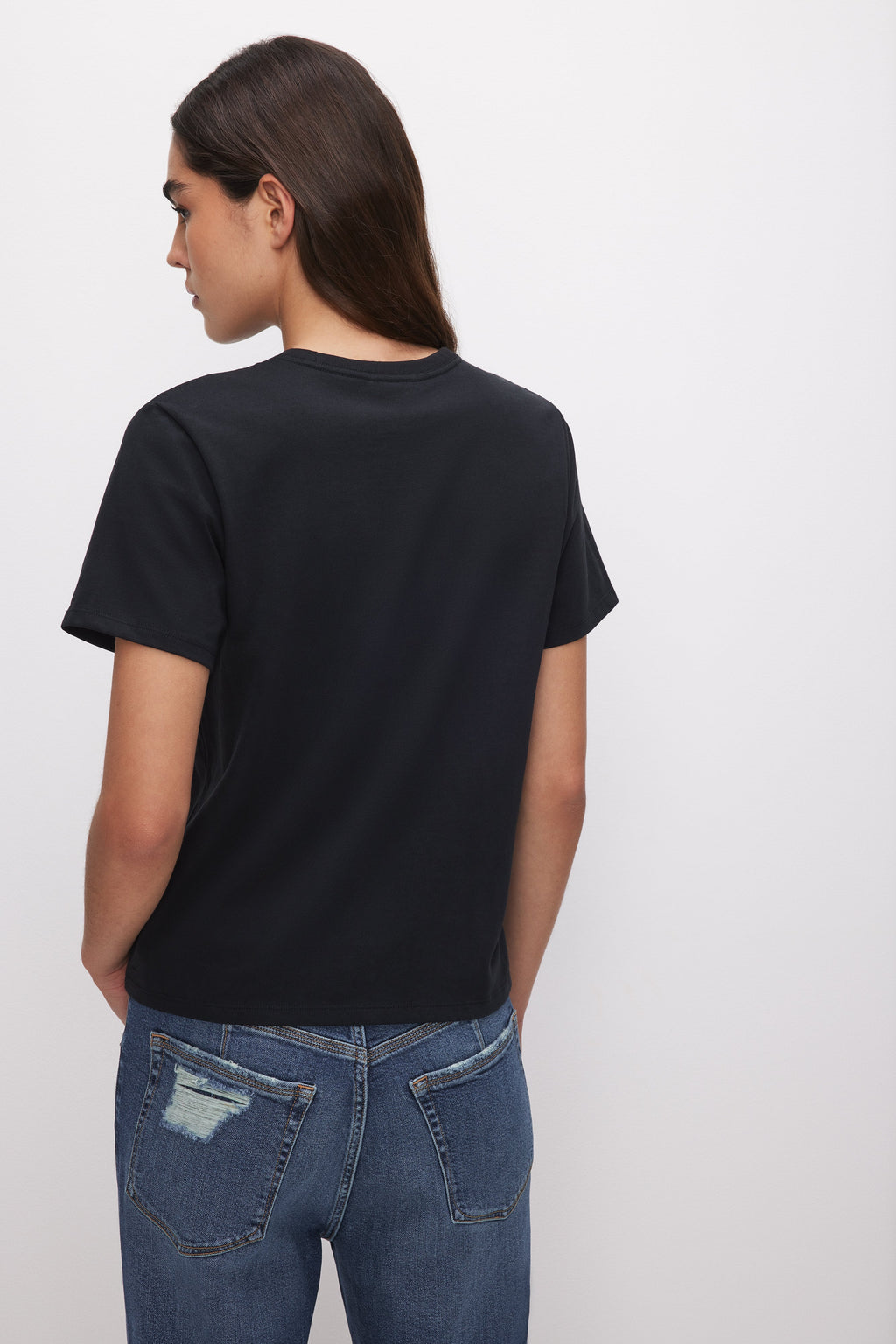COTTON CLASSIC TEE BLACK001
