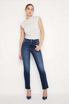 ALWAYS FITS GOOD CLASSIC SLIM STRAIGHT JEANS INDIGO446