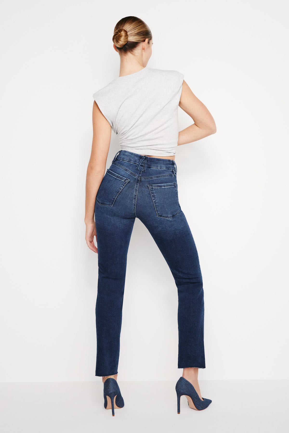 ALWAYS FITS GOOD CLASSIC SLIM STRAIGHT JEANS INDIGO446