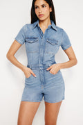 FIT FOR SUCCESS SHORTS JUMPSUIT BLUE274