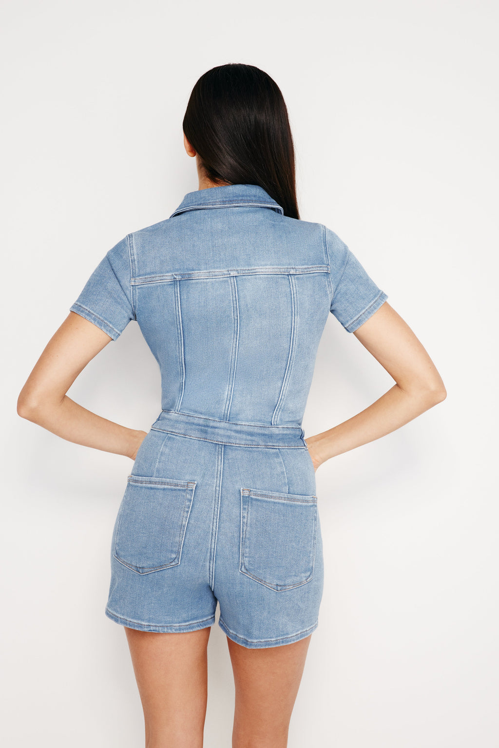 FIT FOR SUCCESS SHORTS JUMPSUIT BLUE274