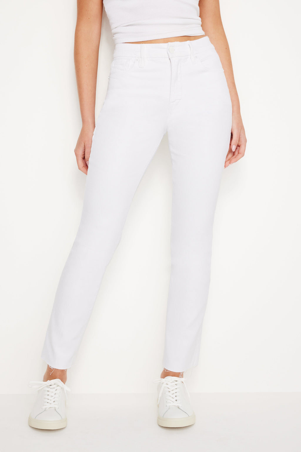 GOOD LEGS STRAIGHT JEANS WHITE037