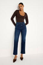 ALWAYS FITS GOOD CURVE STRAIGHT JEANS INDIGO707