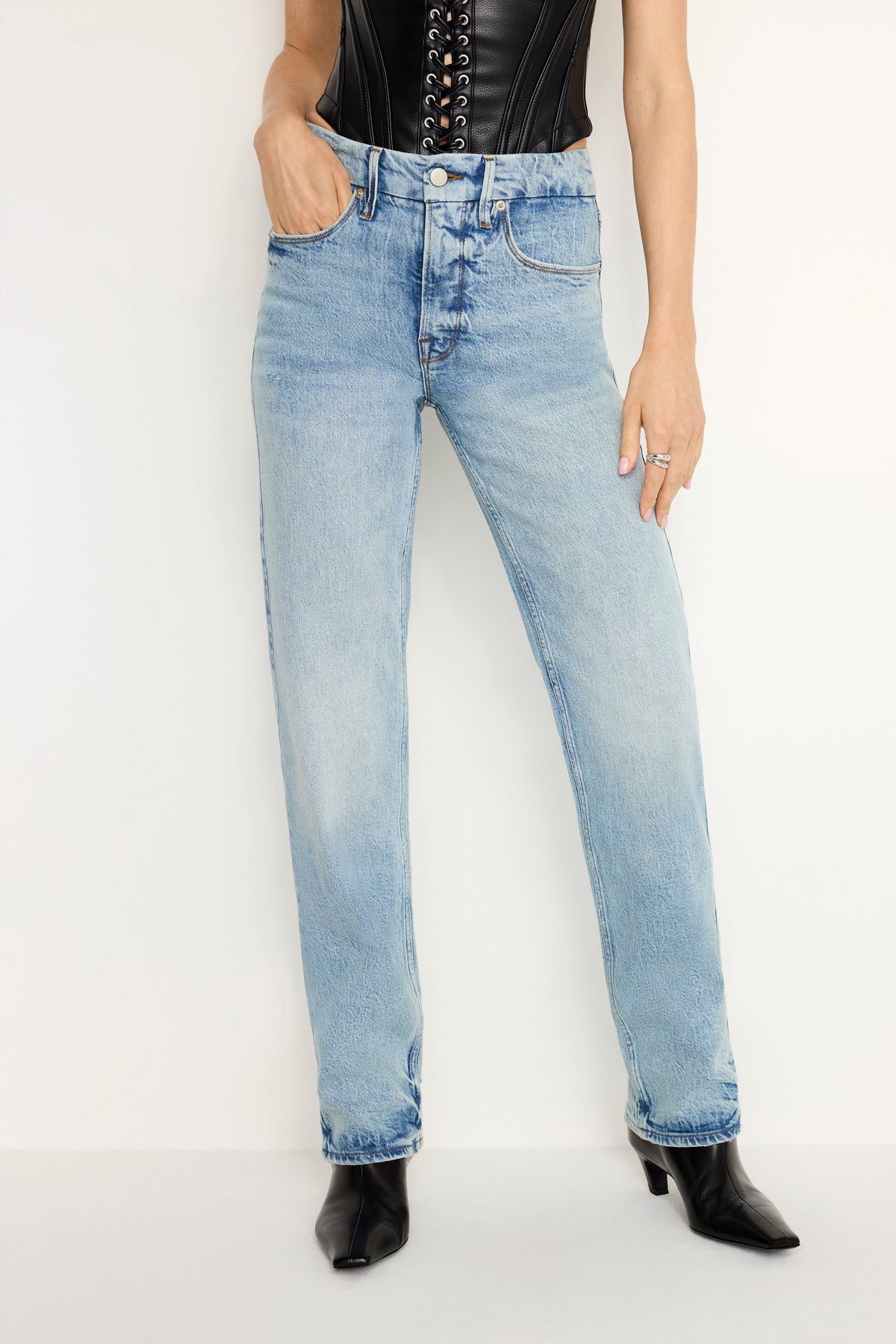 GOOD ICON STRAIGHT JEANS INDIGO712