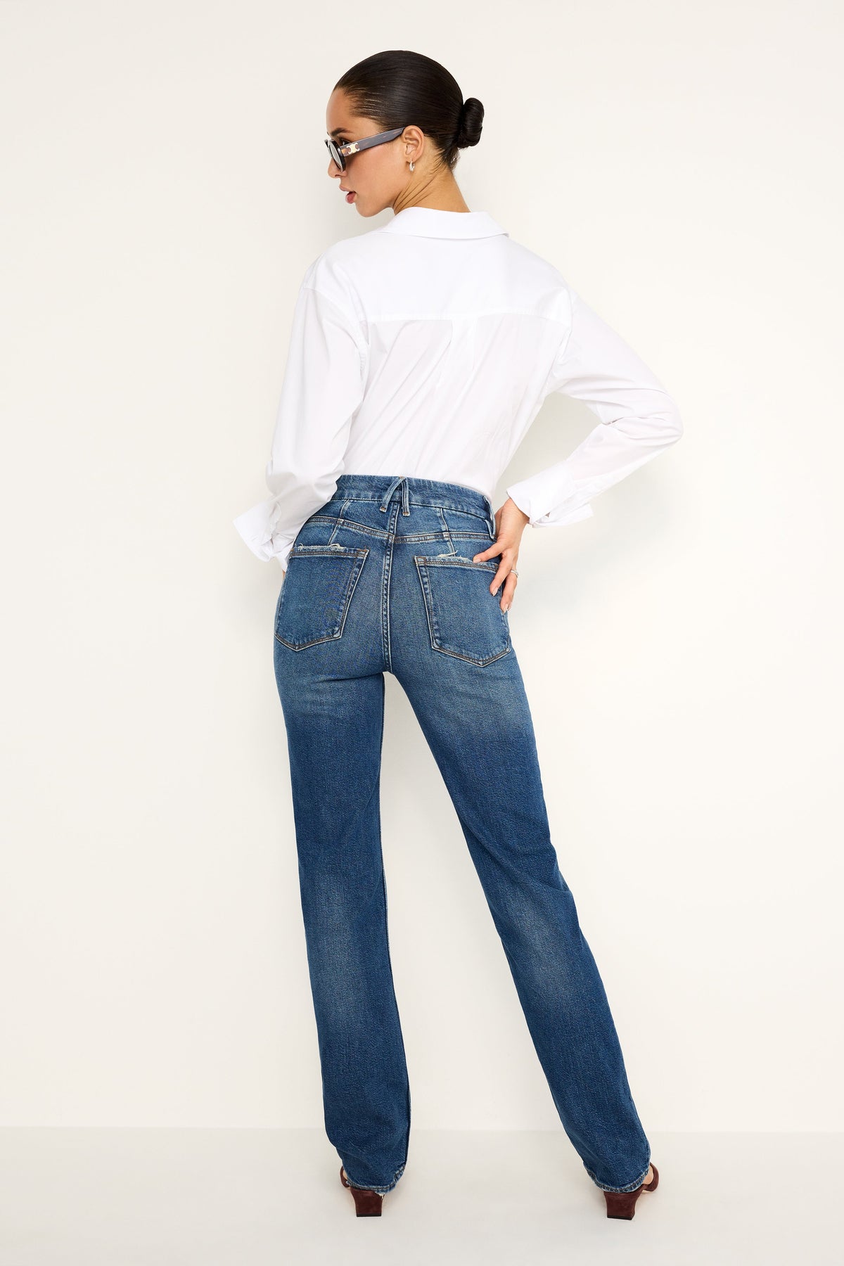 GOOD ICON STRAIGHT JEANS INDIGO605