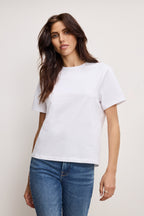 COTTON CLASSIC TEE WHITE001