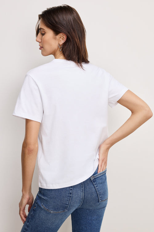 COTTON CLASSIC TEE WHITE001