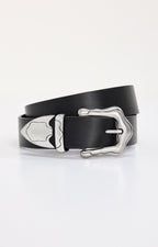CLASSIC WESTERN BELT BLACK001