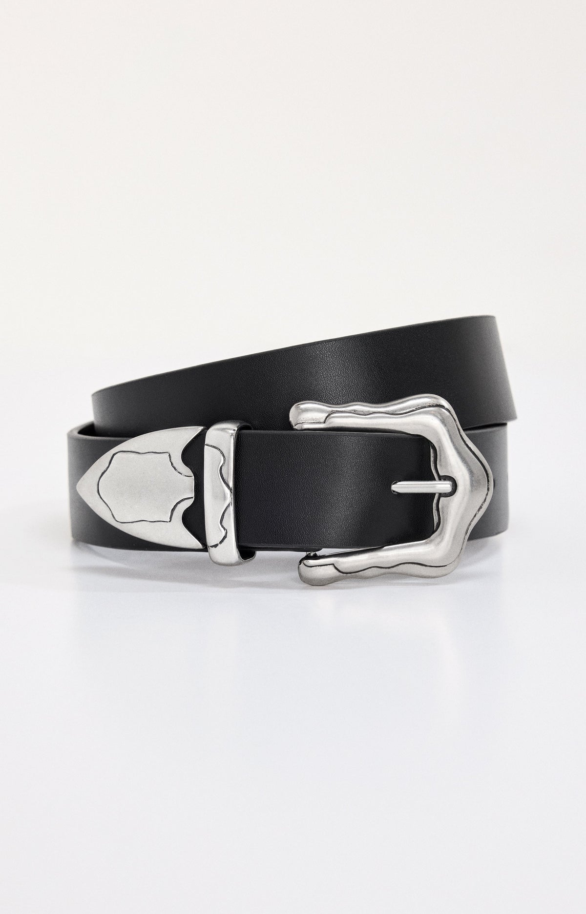 CLASSIC WESTERN BELT BLACK001