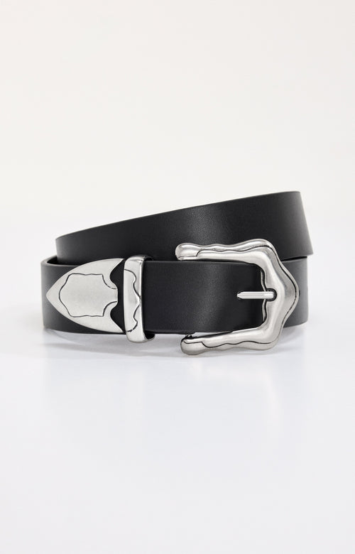 CLASSIC WESTERN BELT BLACK001