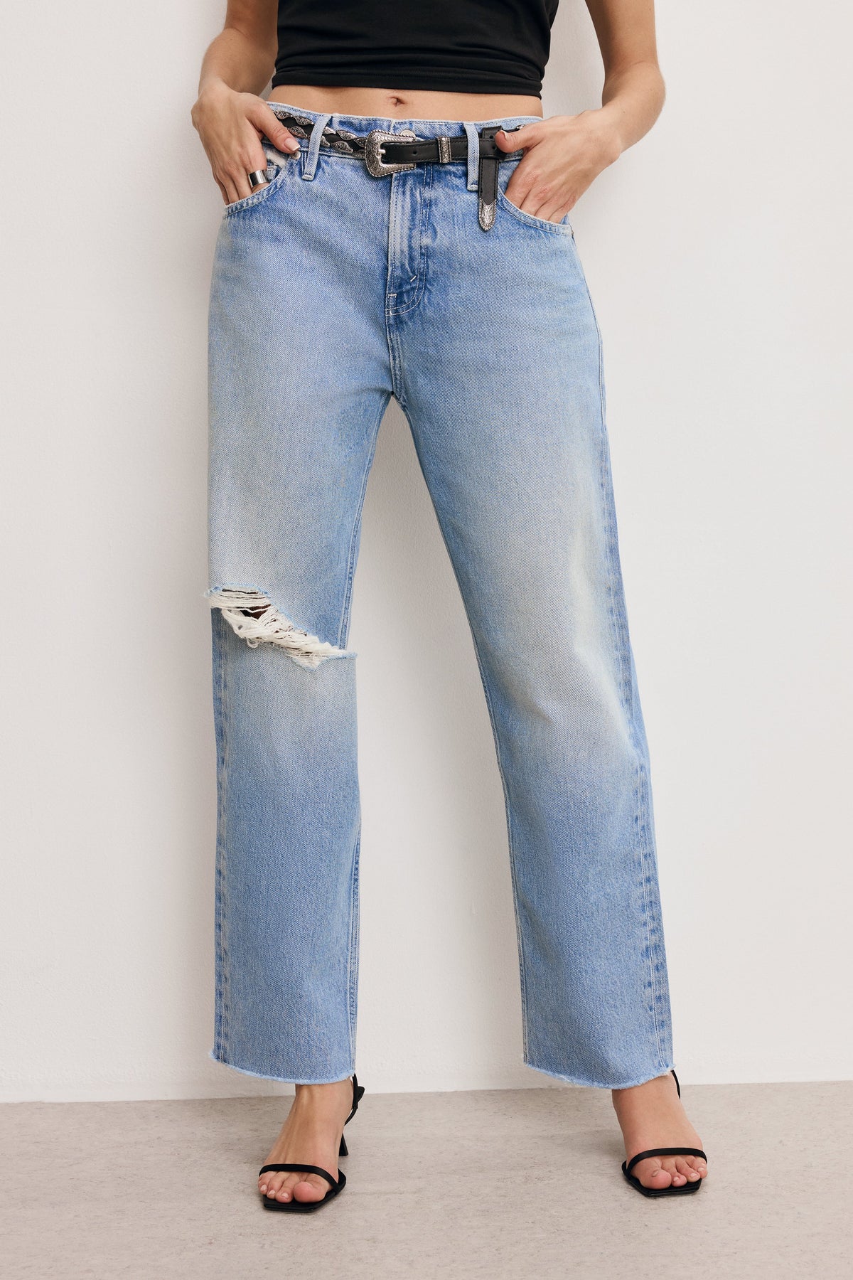 GOOD RELAXED STRAIGHT JEANS INDIGO887