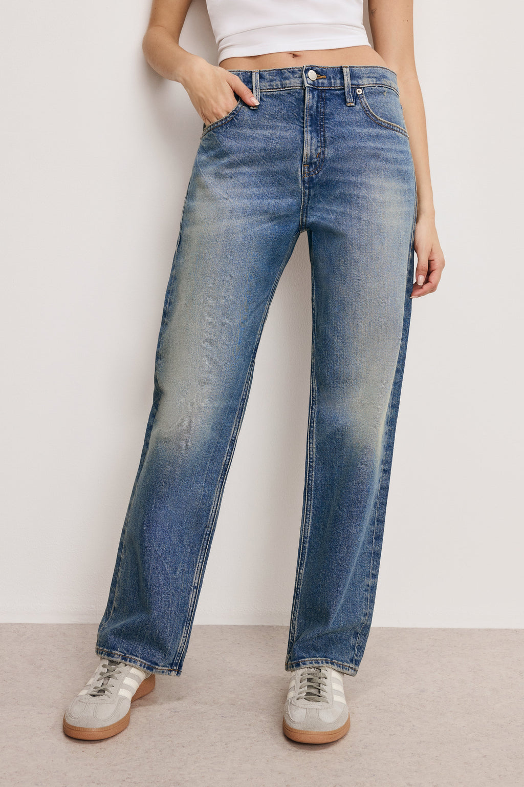 GOOD RELAXED STRAIGHT JEANS INDIGO868