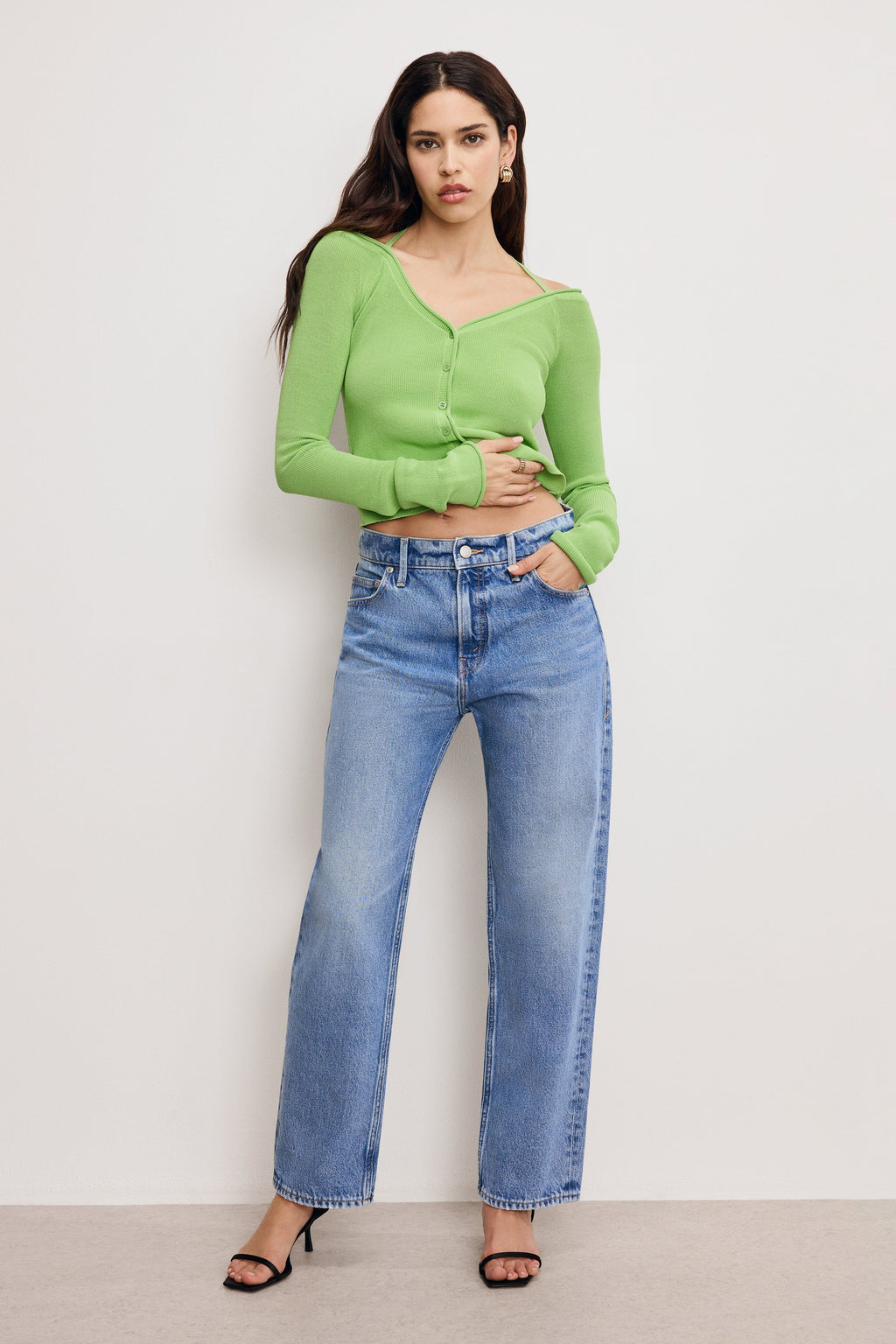 GOOD RELAXED STRAIGHT JEANS INDIGO885