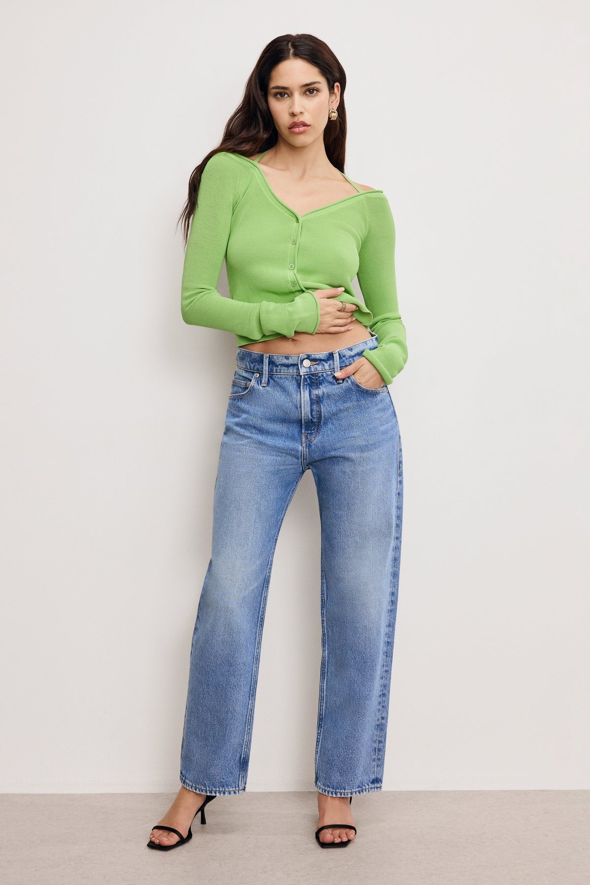 GOOD RELAXED STRAIGHT JEANS INDIGO885