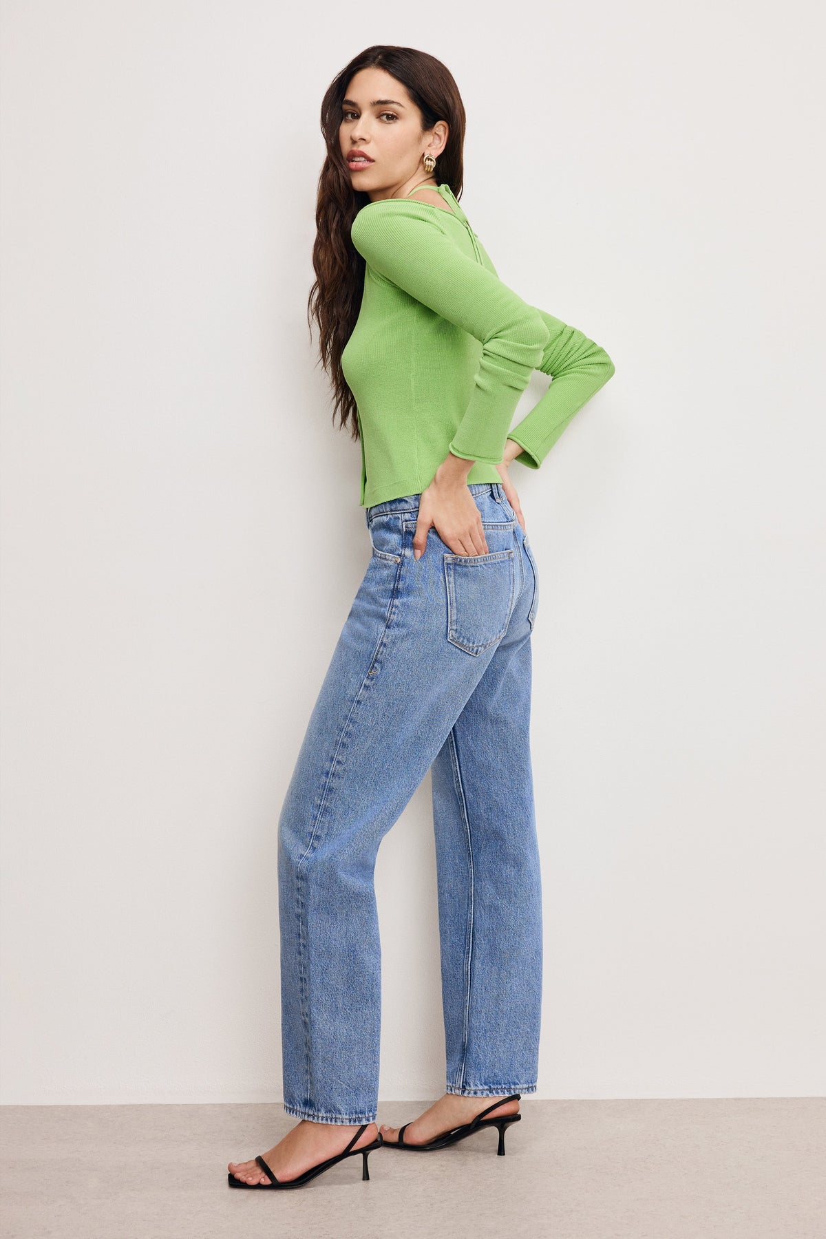 GOOD RELAXED STRAIGHT JEANS INDIGO885