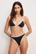 COMPRESSION PERFECT FIT BIKINI TOP BLACK001