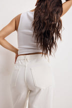 GOOD LOW RISE BAGGY JEANS CLOUD WHITE