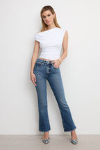 GOOD KICK FLARE JEANS INDIGO1014