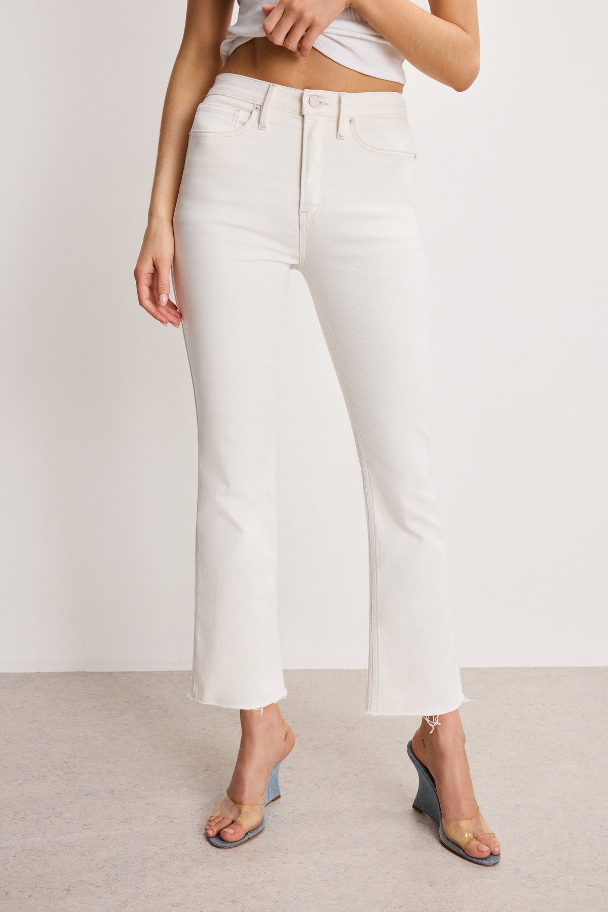 GOOD KICK FLARE JEANS CLOUD WHITE