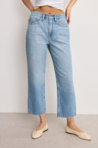 GOOD 90S CROPPED RELAXED JEANS INDIGO964