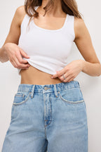 GOOD 90S CROPPED RELAXED JEANS INDIGO964