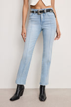 GOOD CURVE STRAIGHT COMPRESSION JEANS INDIGO949