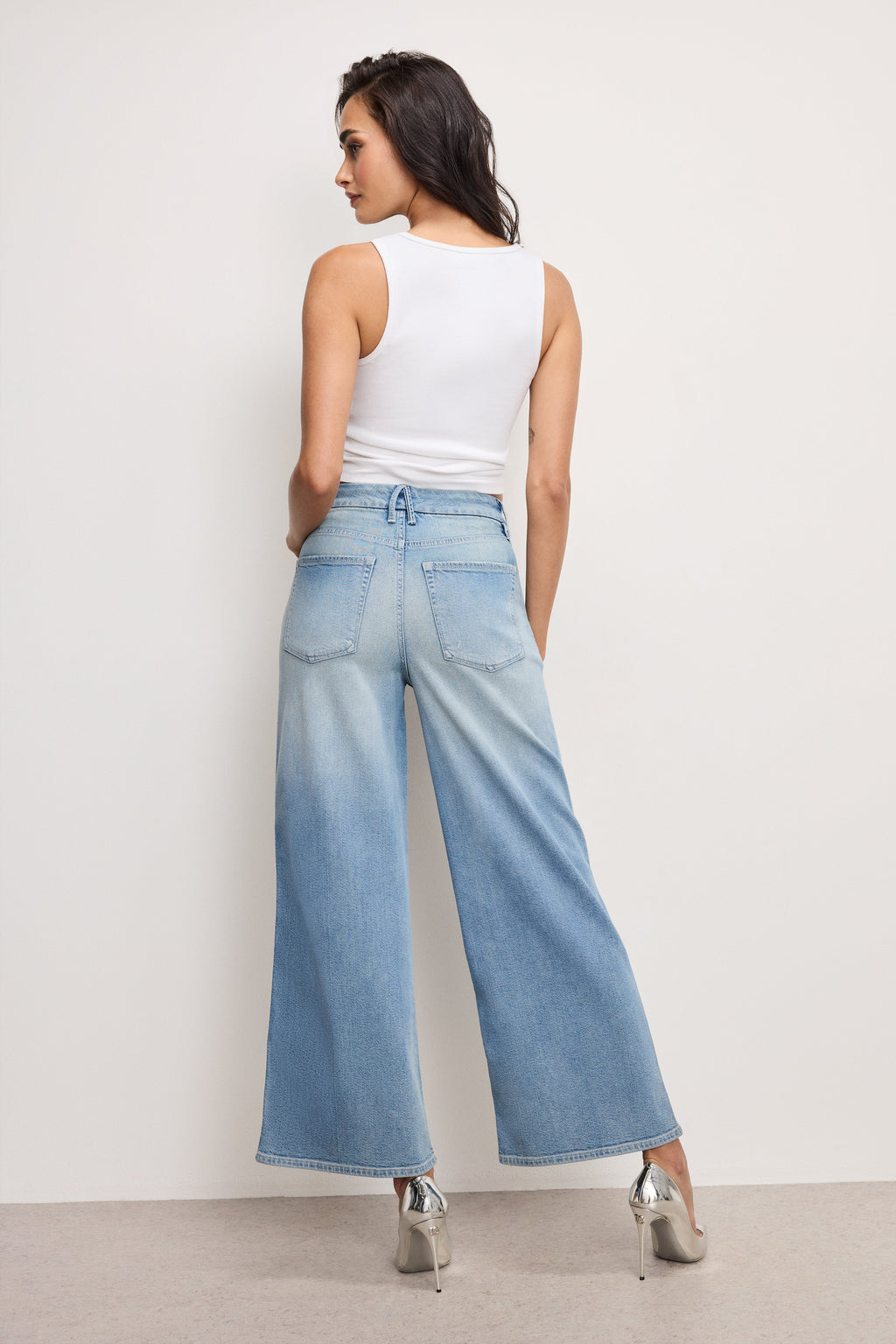 GOOD SKATE WIDE CROPPED JEANS INDIGO958