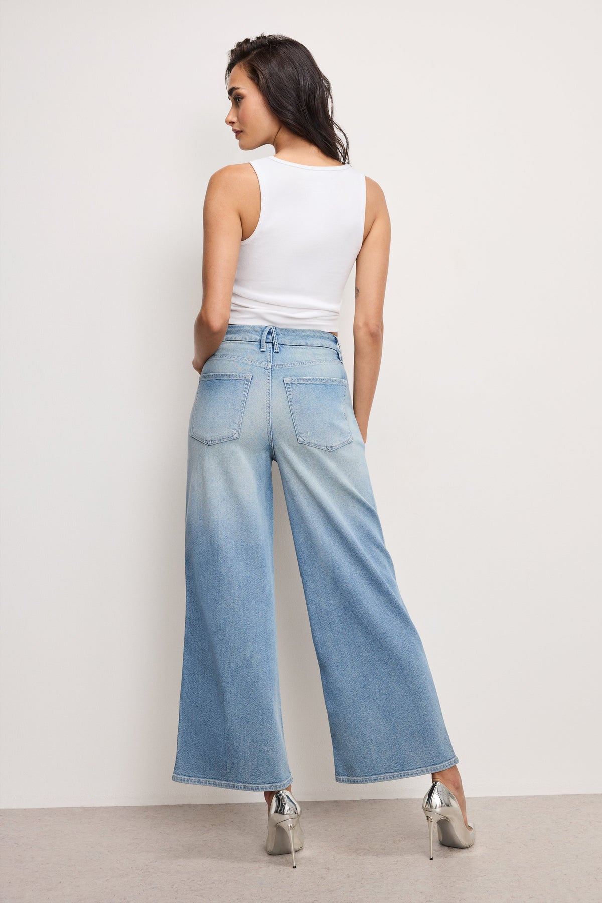 GOOD SKATE WIDE CROPPED JEANS INDIGO958