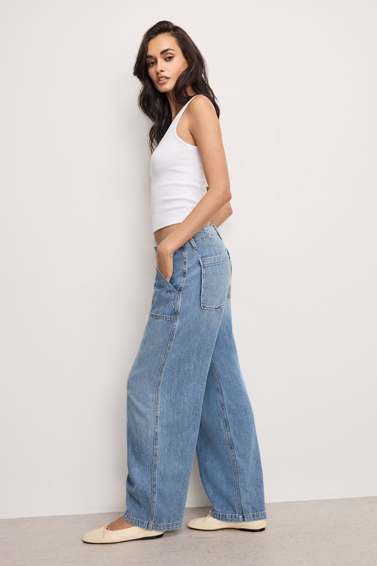 LITE LINEN DENIM PANTS INDIGO786
