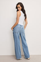 LITE LINEN DENIM PANTS INDIGO786