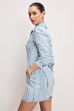 DOLLY DENIM CORSET DRESS INDIGO1022