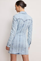 DOLLY DENIM CORSET DRESS INDIGO1022
