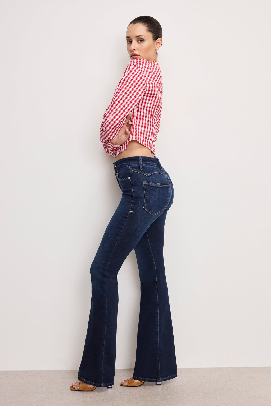 DOLLY JOLEANS FLARE JEANS INDIGO1020