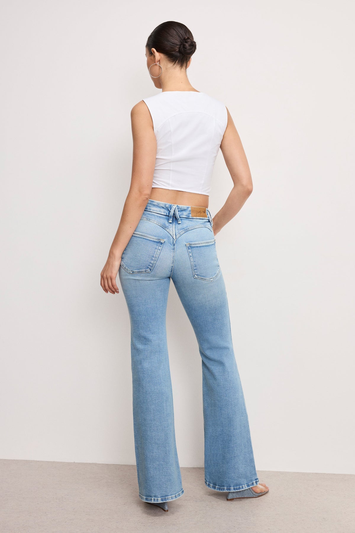 DOLLY JOLEANS FLARE JEANS INDIGO1019