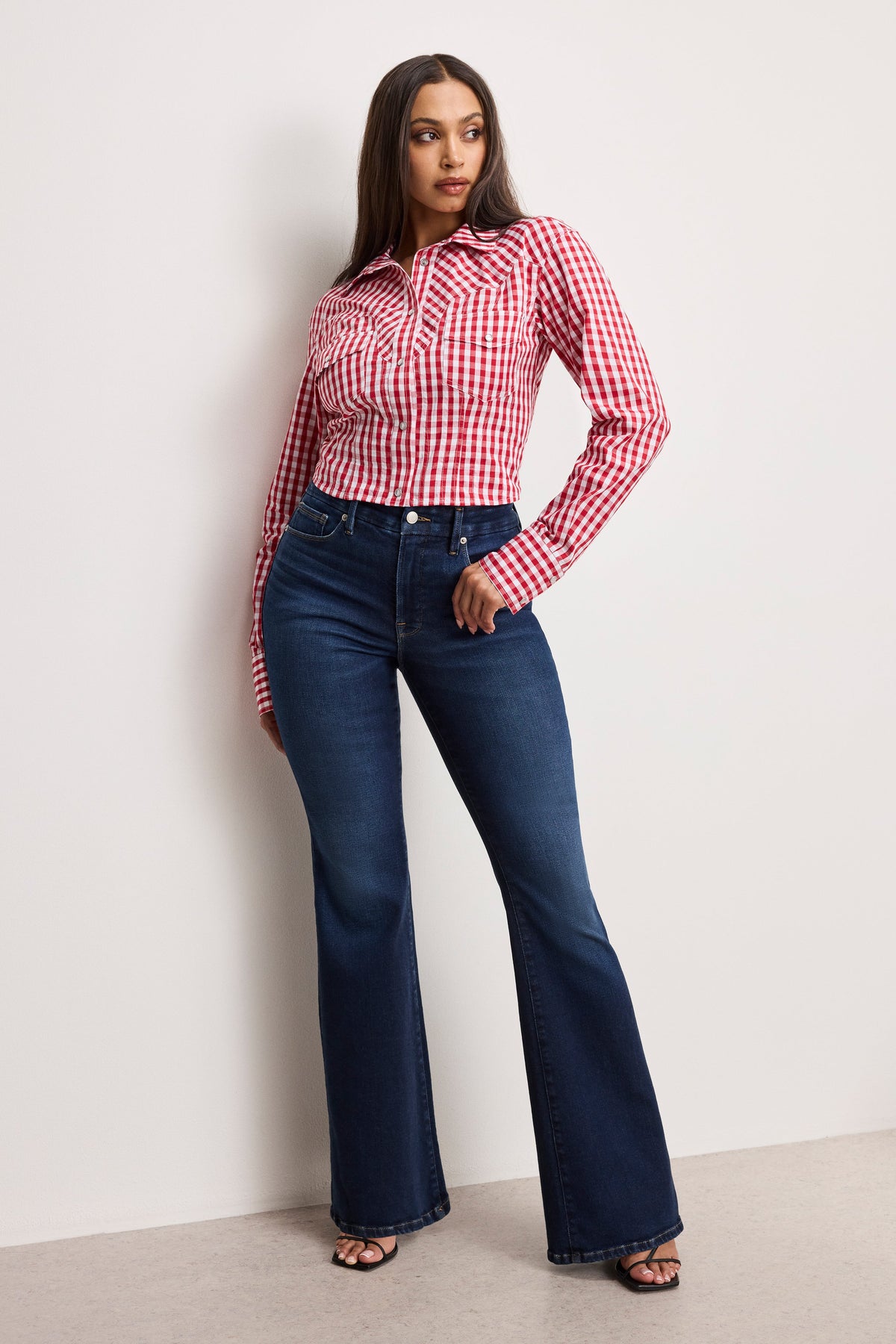 DOLLY JOLEANS FLARE JEANS INDIGO1020