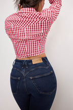 DOLLY JOLEANS FLARE JEANS INDIGO1020