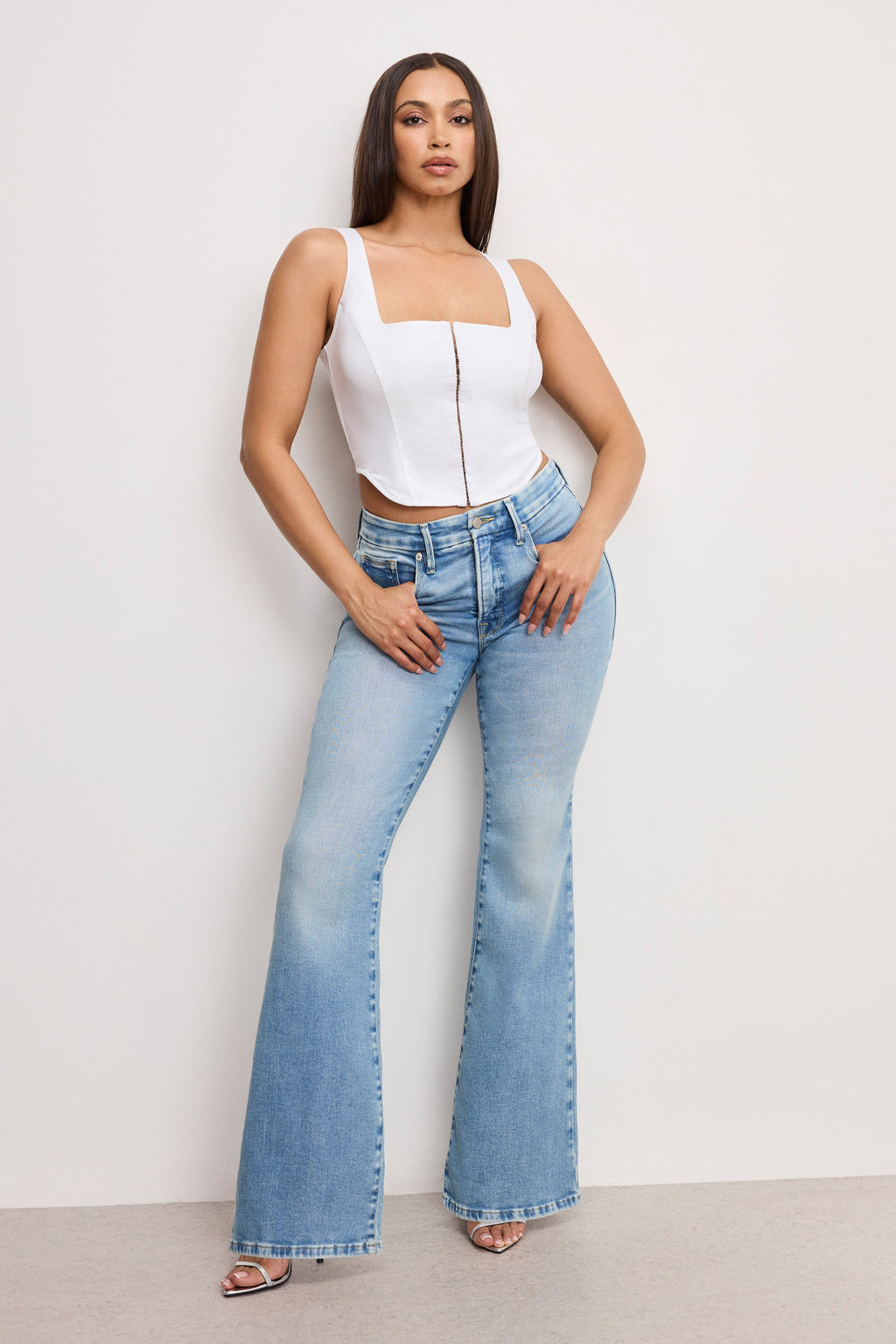 DOLLY POPLIN BUSTIER WHITE001