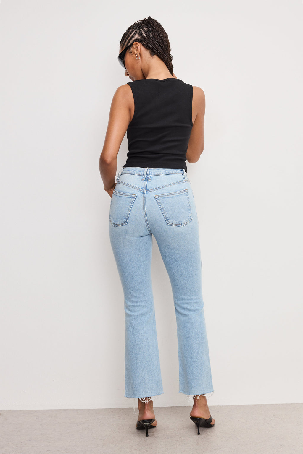 GOOD KICK FLARE JEANS INDIGO954